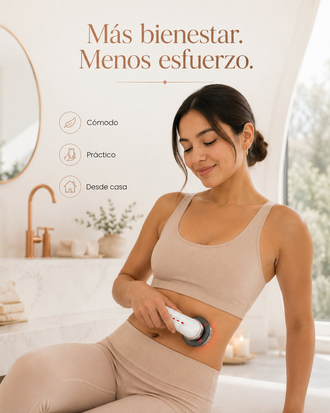 VITALÍA™ Masajeador Ultrasónico 3 en 1